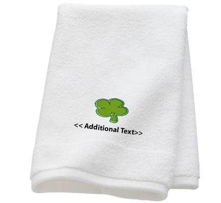 Personalised Clover Seasonal Towels Terry Cotton Towel